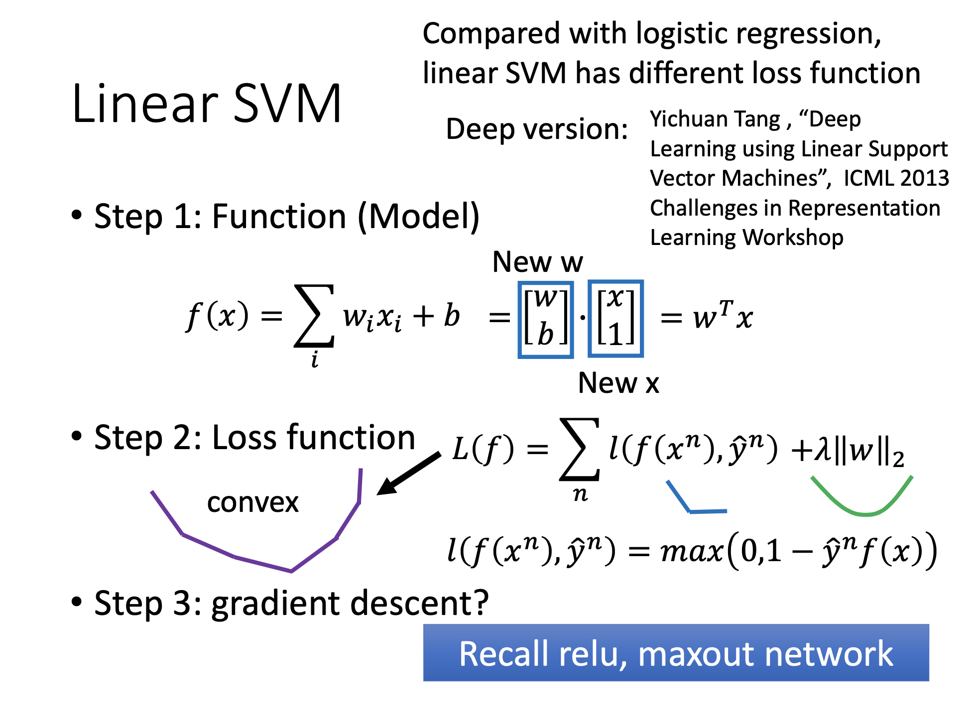 SVM 3 step